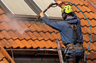 Démoussage et hydrofuge de toiture à Masny